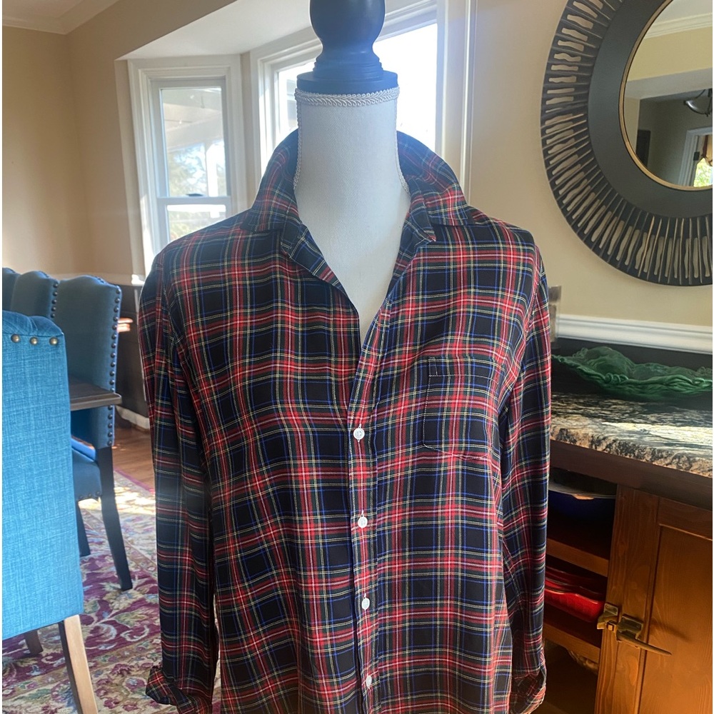 Frank & Eileen “Eileen” LS Plaid Button Down  XS